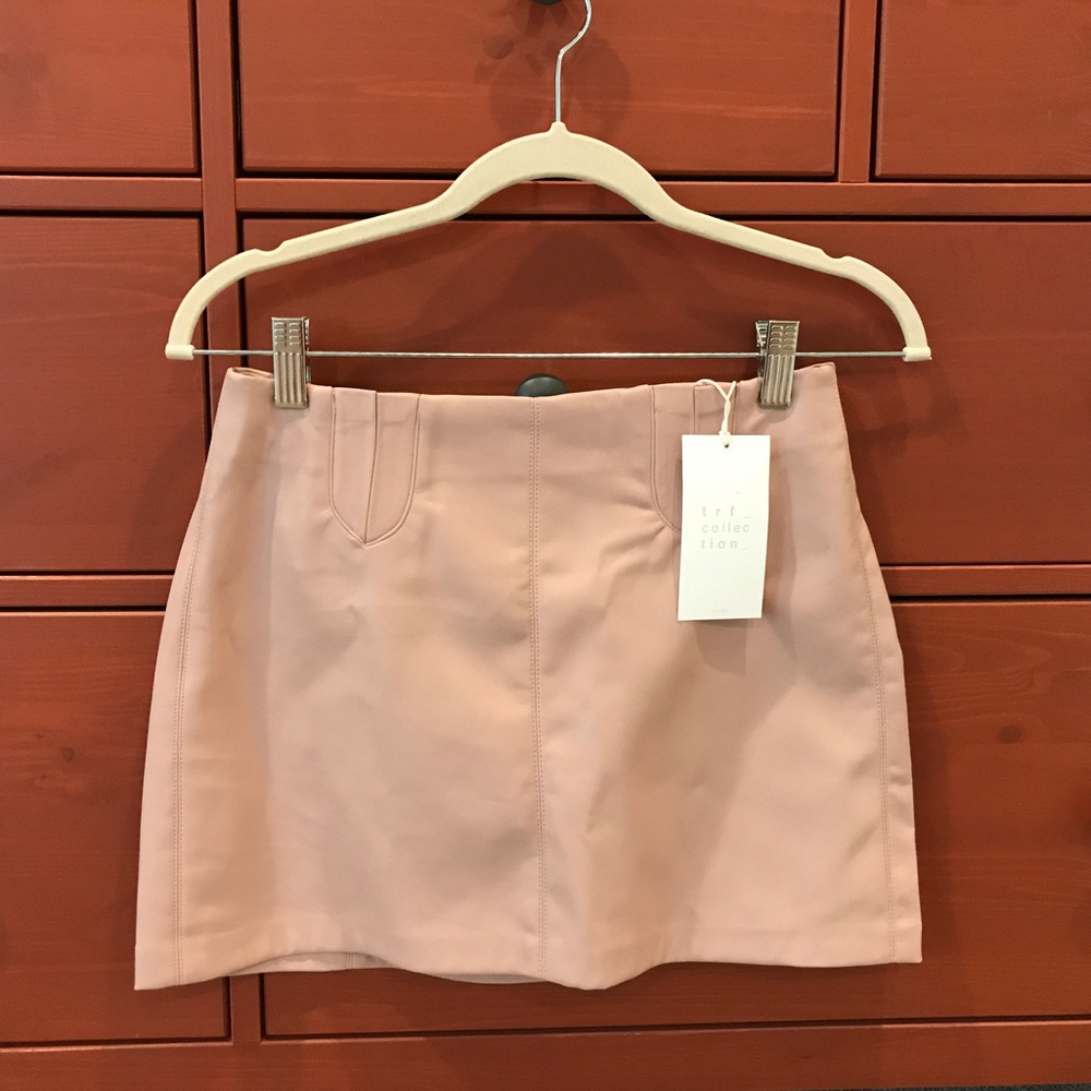 PU LEATHER MINI SKIRT FROM ZARA'S TRF COLLECTION