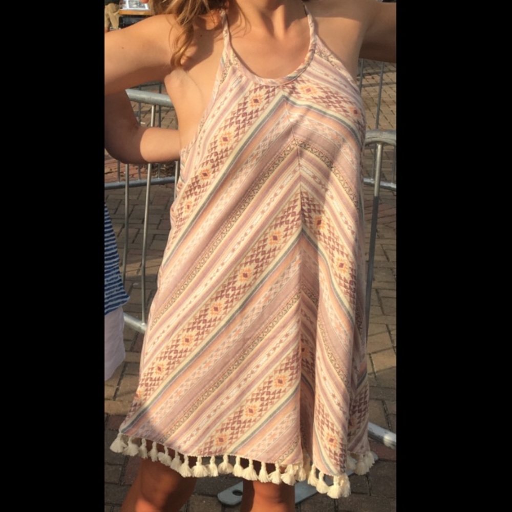 Adorable sun dress with tassels ☀️ worn once!