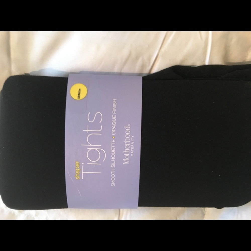 Black maternity tights- medium