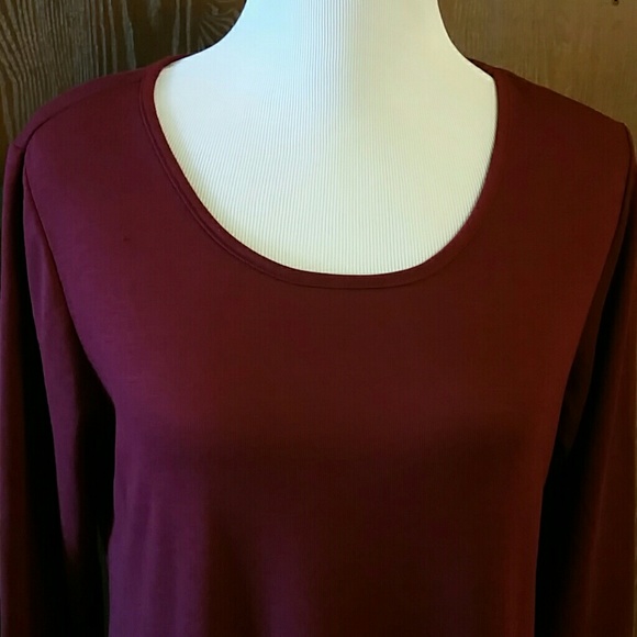 HANNAH Tunic w/ Crotchet Trim Size Petite Lge NWT - Picture 2 of 7