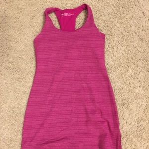 Beyond Yoga pink racer back tank