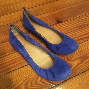 Cobalt Blue J Crew Flats