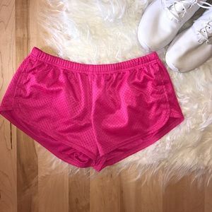 SOFFE PINK MESH SHORTS