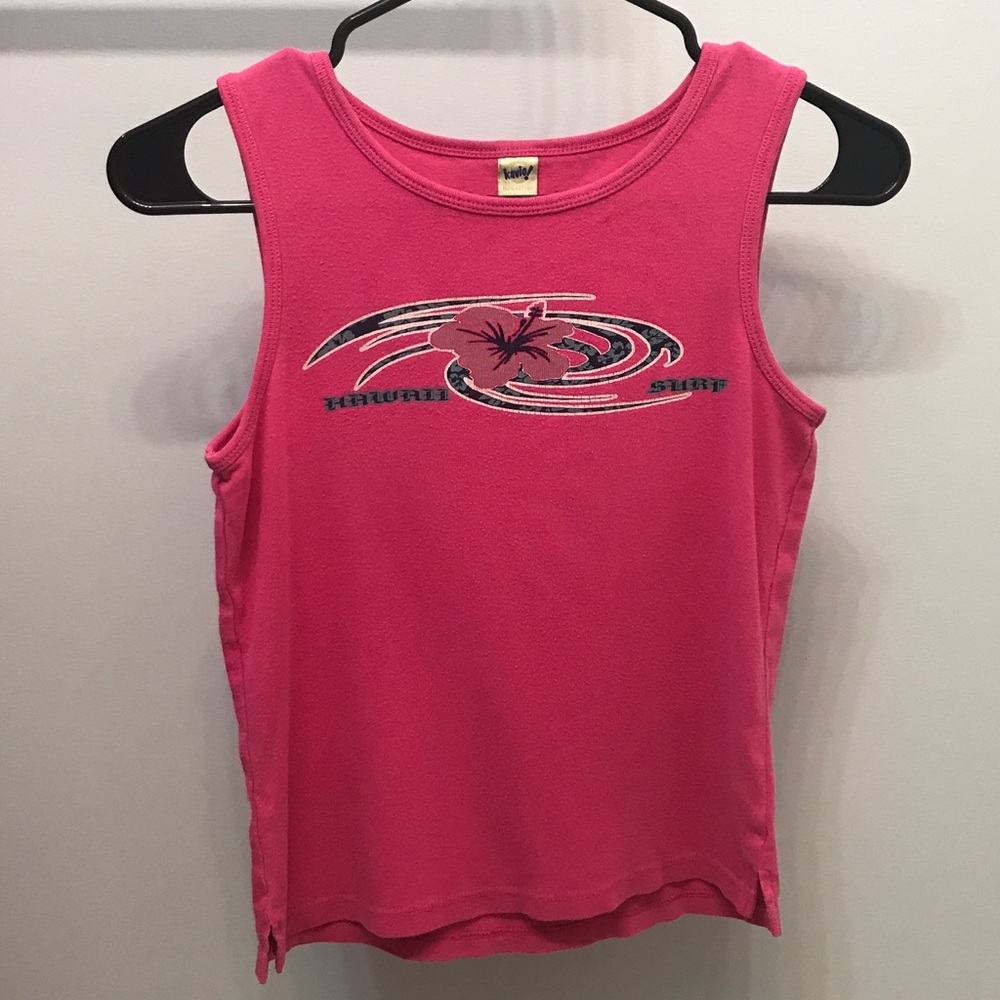 Hawaii Surf Hibiscus Tank