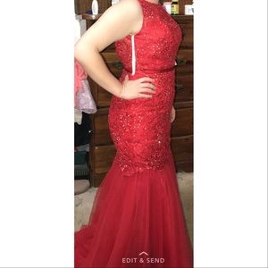 1DAY SALE!! Prom Girl Red Formal Dress