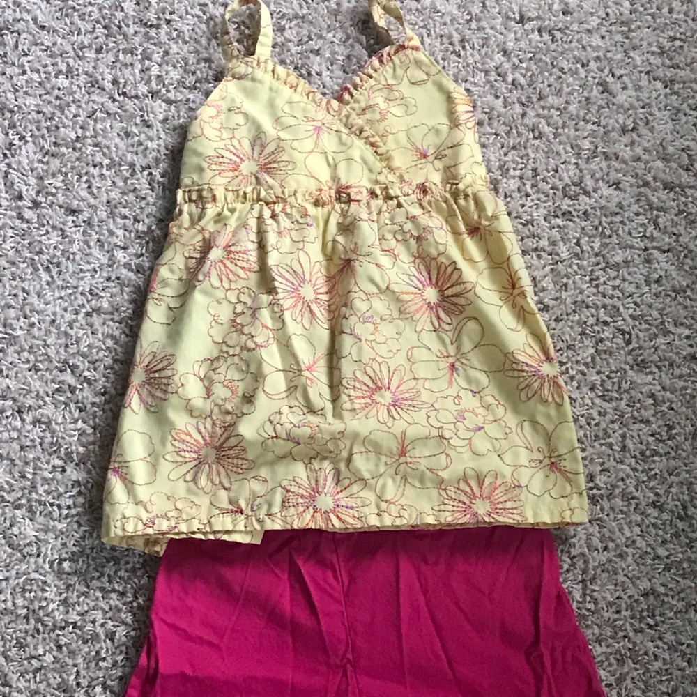 Summer short set for girls size 6