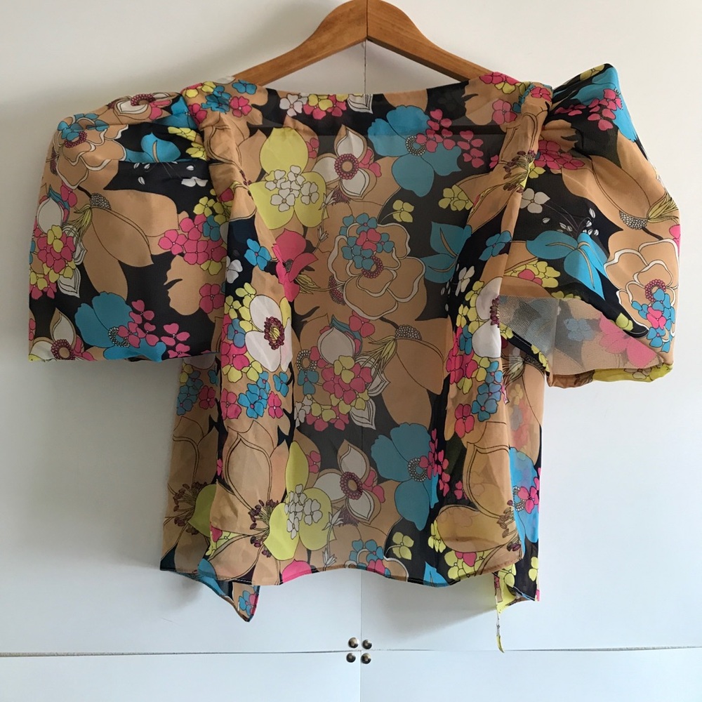 PRISCILLA'S DRESSES Cocktail shawl jacket M - Picture 6 of 6