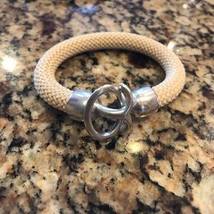 Tan anchor bracelet