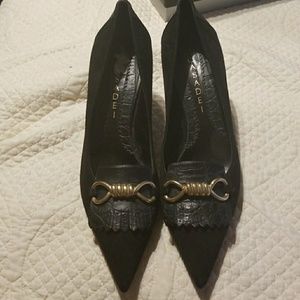 Black kitten heels,Casadei