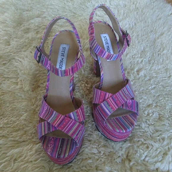Steve Madden Heeled Sandals Size 7.5 - Picture 2 of 5