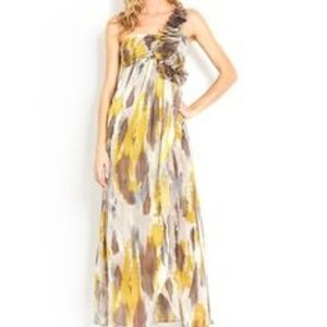 One shoulder maxi dress
