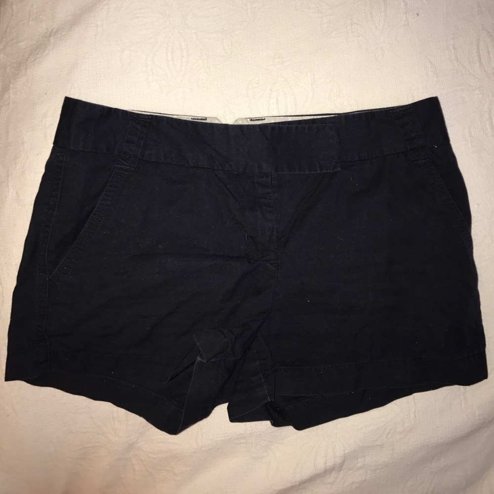 J Crew navy chino shorts