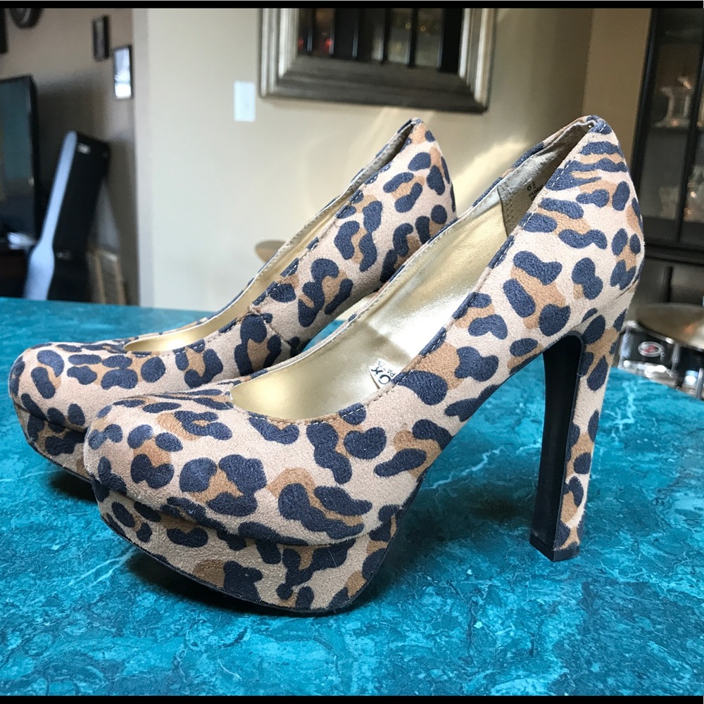 Mossimo Leopard Platform Heels