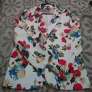 Floral Blazer