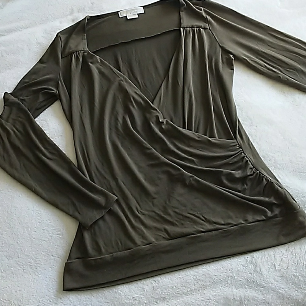 Michael Kors olive green top