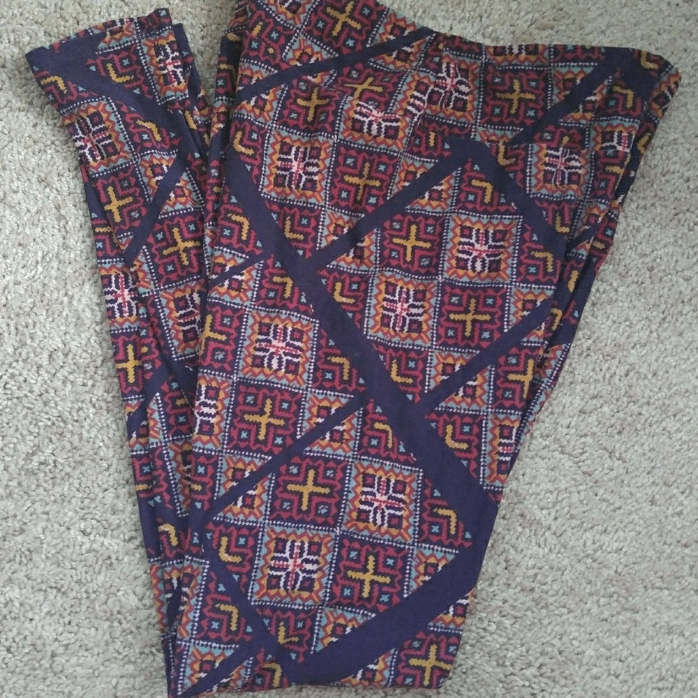 LulaRoe TC Leggings - Aztec