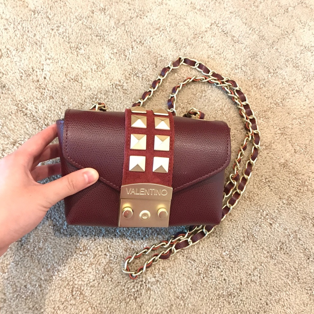 AUTHENTIC MARIO VALENTINO BAG WITH CHAIN STRAP