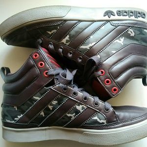 ADIDAS High Top Leather Men Shoes
