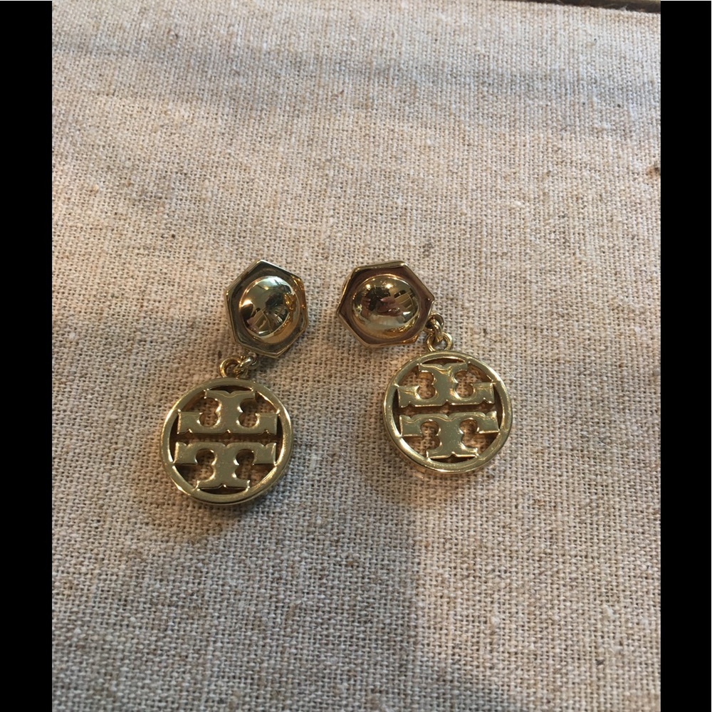 Tory Burch Logo Earrings