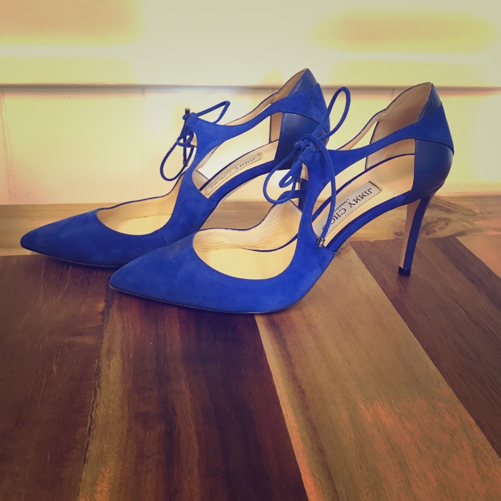 Jimmy Choo "Vanessa" Lace-Up pumps