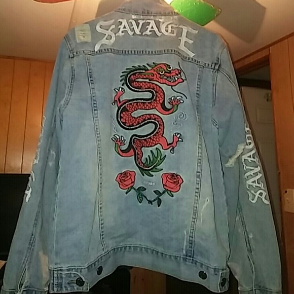 Savage jean jacket Clearance
