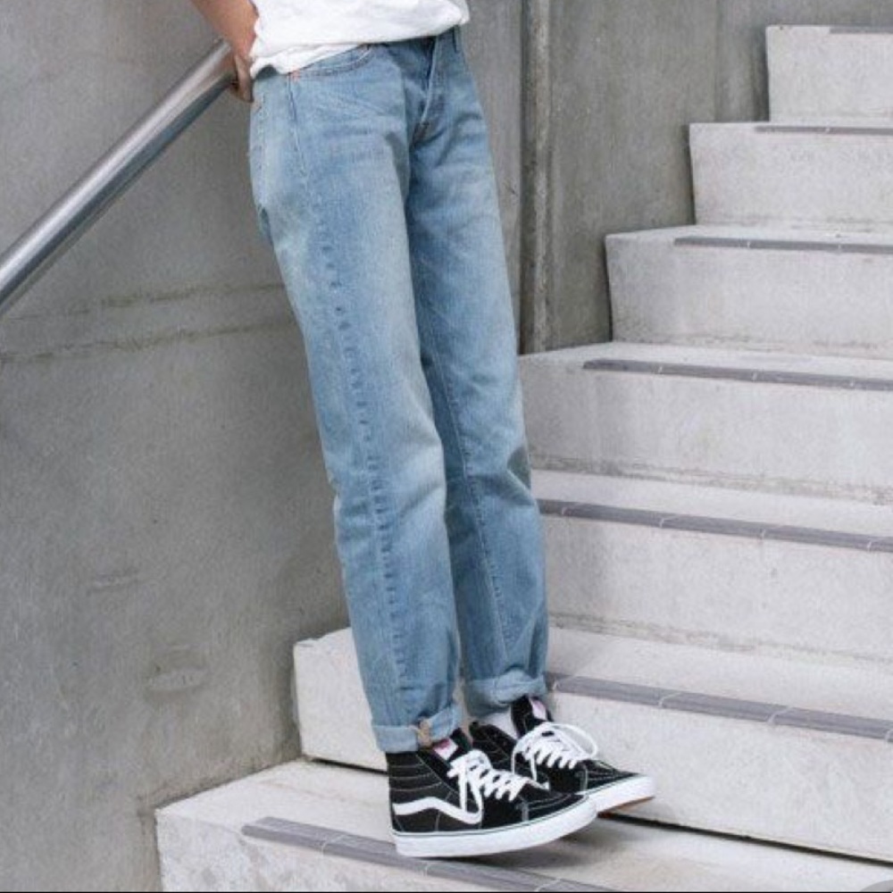 Women's leather high top vans