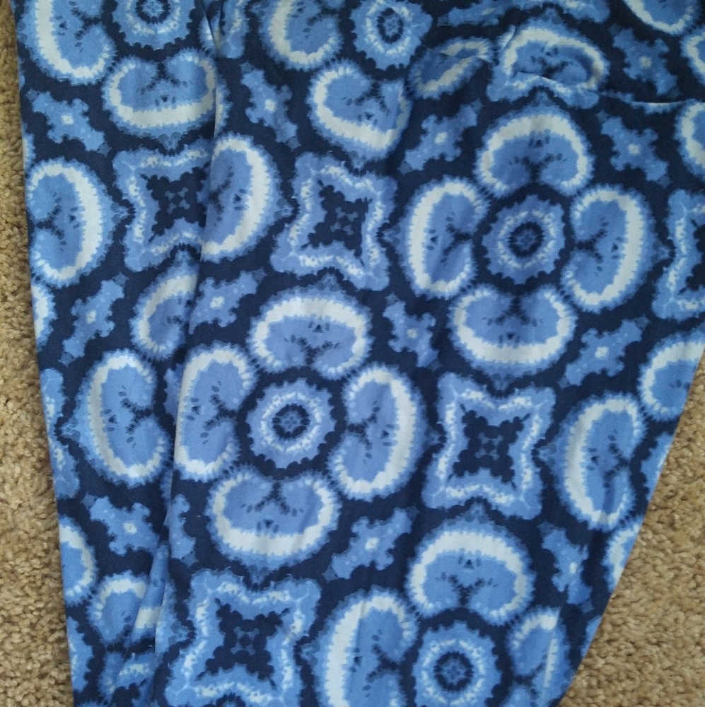 LulaRoe TC Leggings- Blue