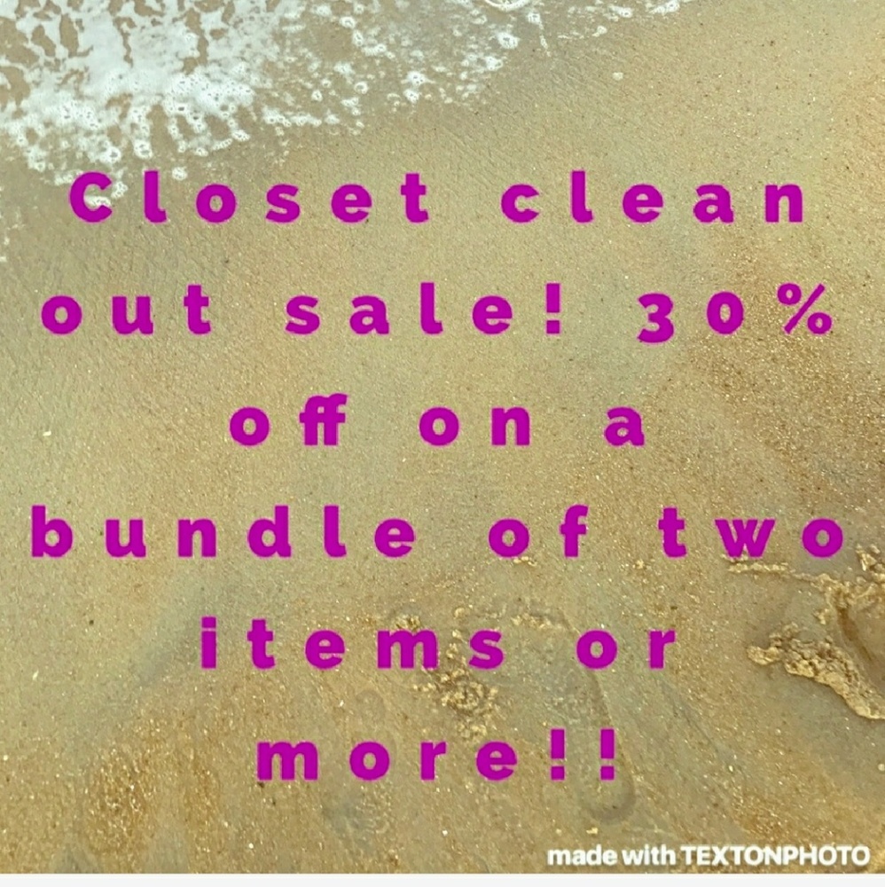 30% off  when you bundle 2 items or more!!!