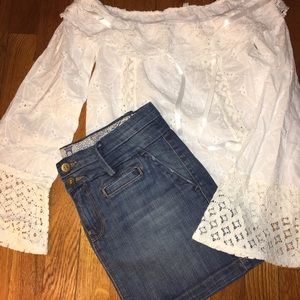 Lucky Brand Denim mini Skirt.