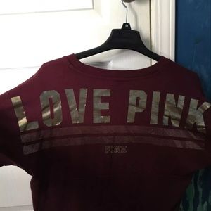 Maroon Victoria's Secret Top