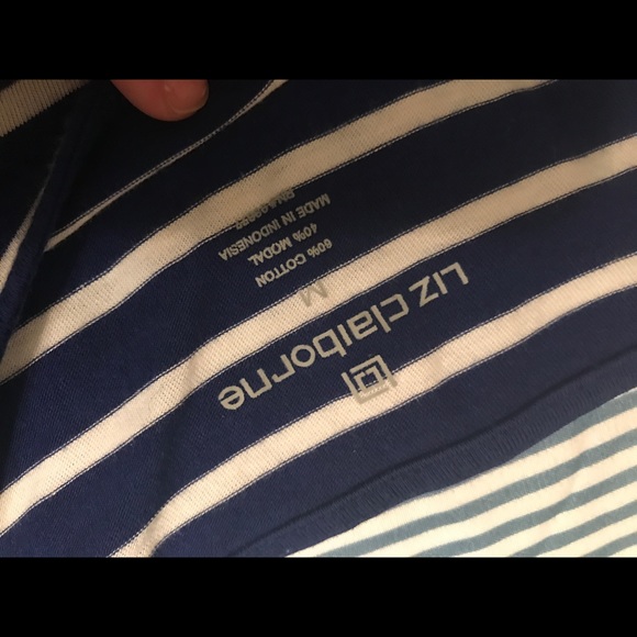 Navy striped shirt! - Picture 4 of 4