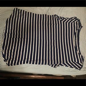 Navy striped shirt!