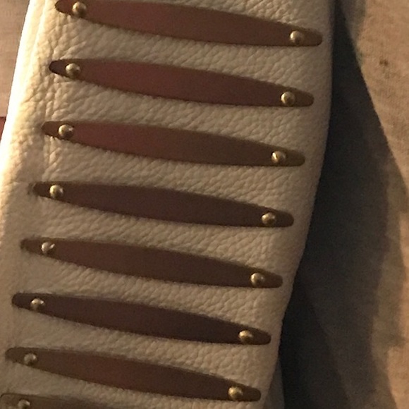 New RomyGold- White Leather Hobo - Picture 8 of 8