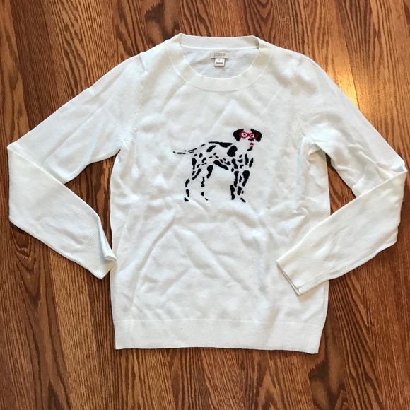 J. Crew Sweaters - J. Crew Dalmatian Dog Sweater