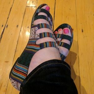 Jeffrey Campbell Cayman fabric strappy sandal