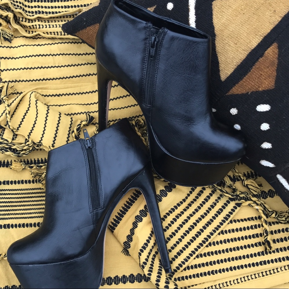 Aldo Platform Heeled Booties