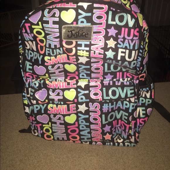 Justice backpack and matching lunch box. - Picture 3 of 5