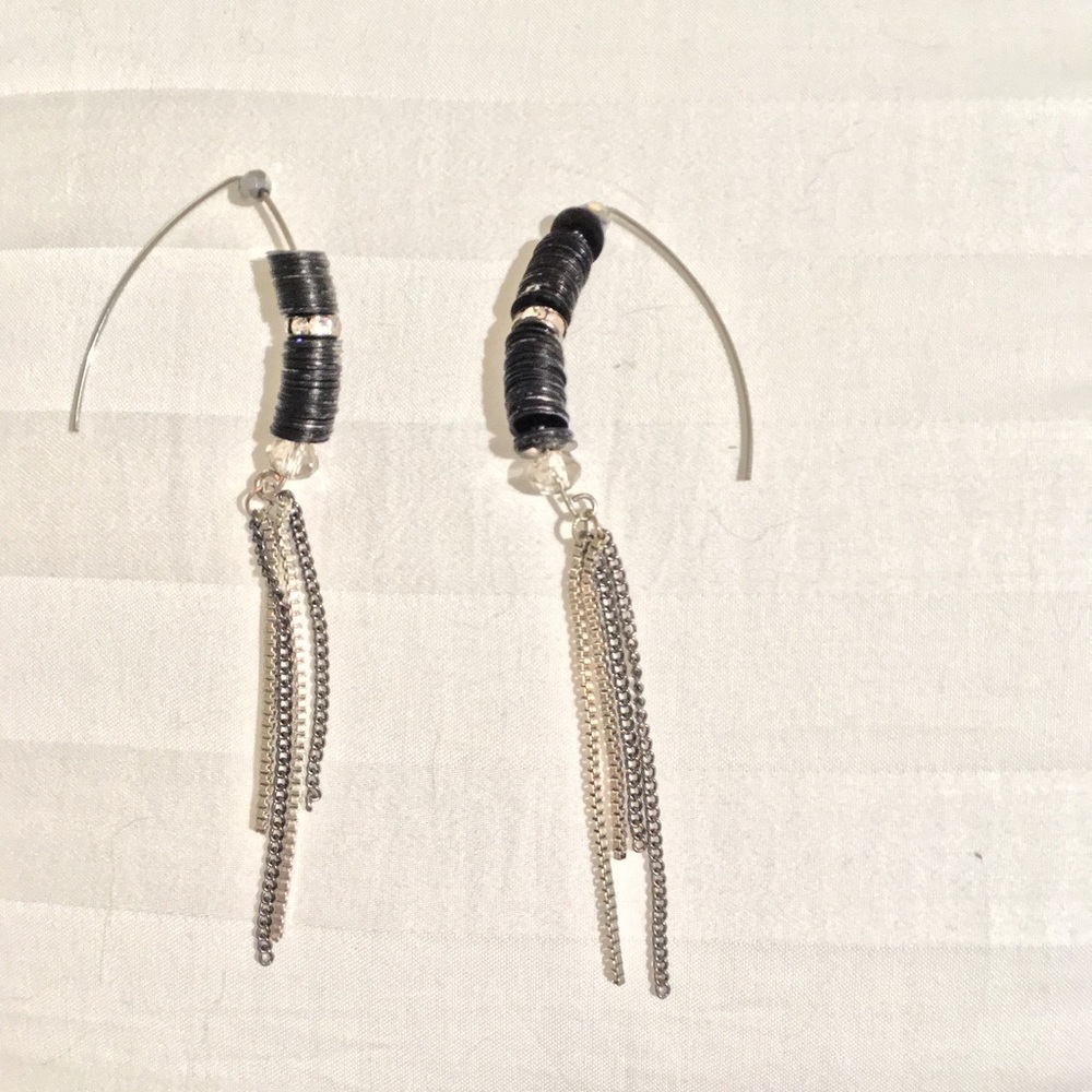 Stylish drop earrings. ADD ON priced
