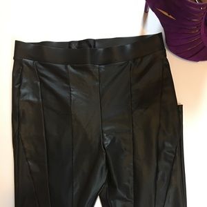 Kardashian Collection Leather Leggings Size L