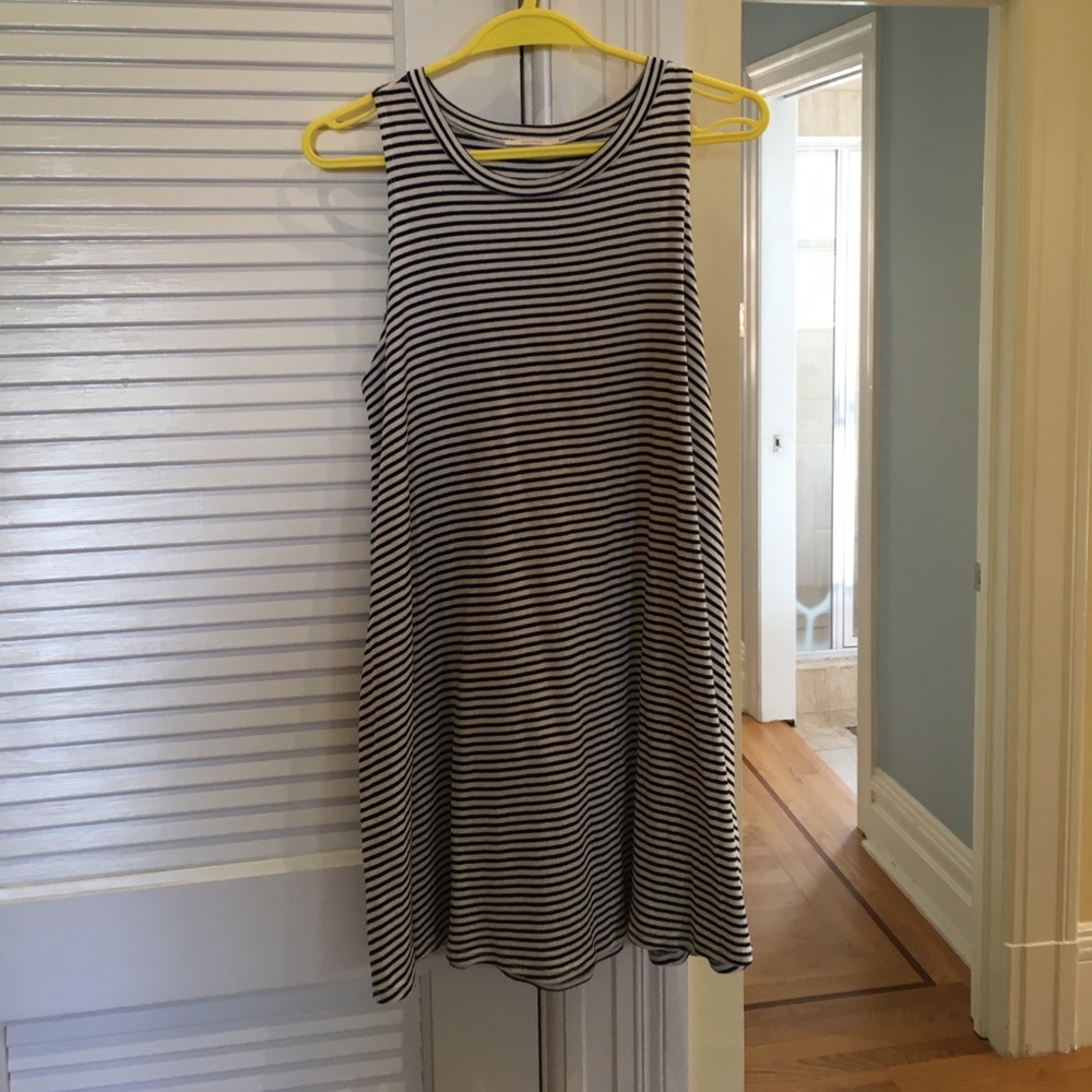 MAITAI black and white striped dress