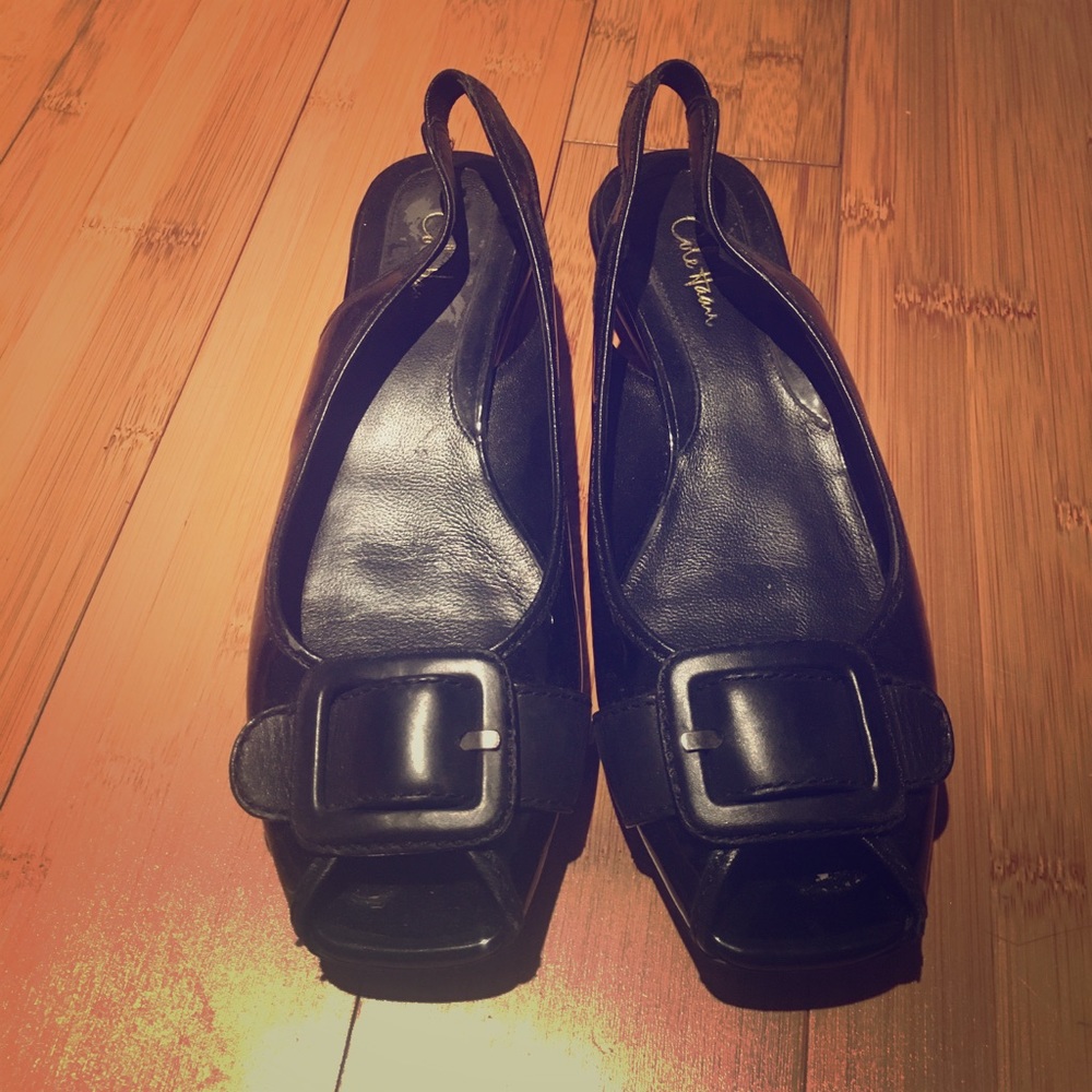 Cole Haan Nike Air Black Flats