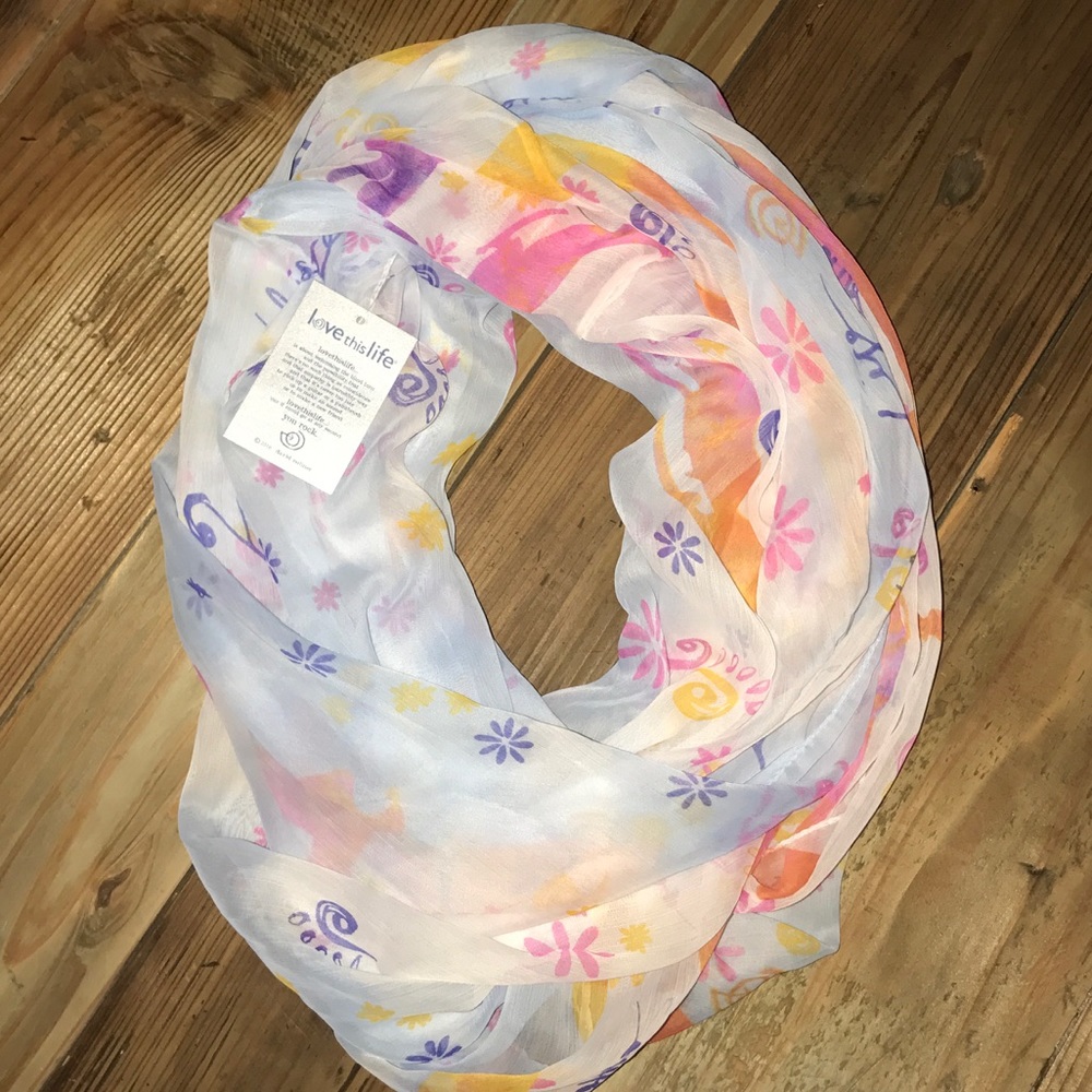 NWT Love This Life Colorful Scarf