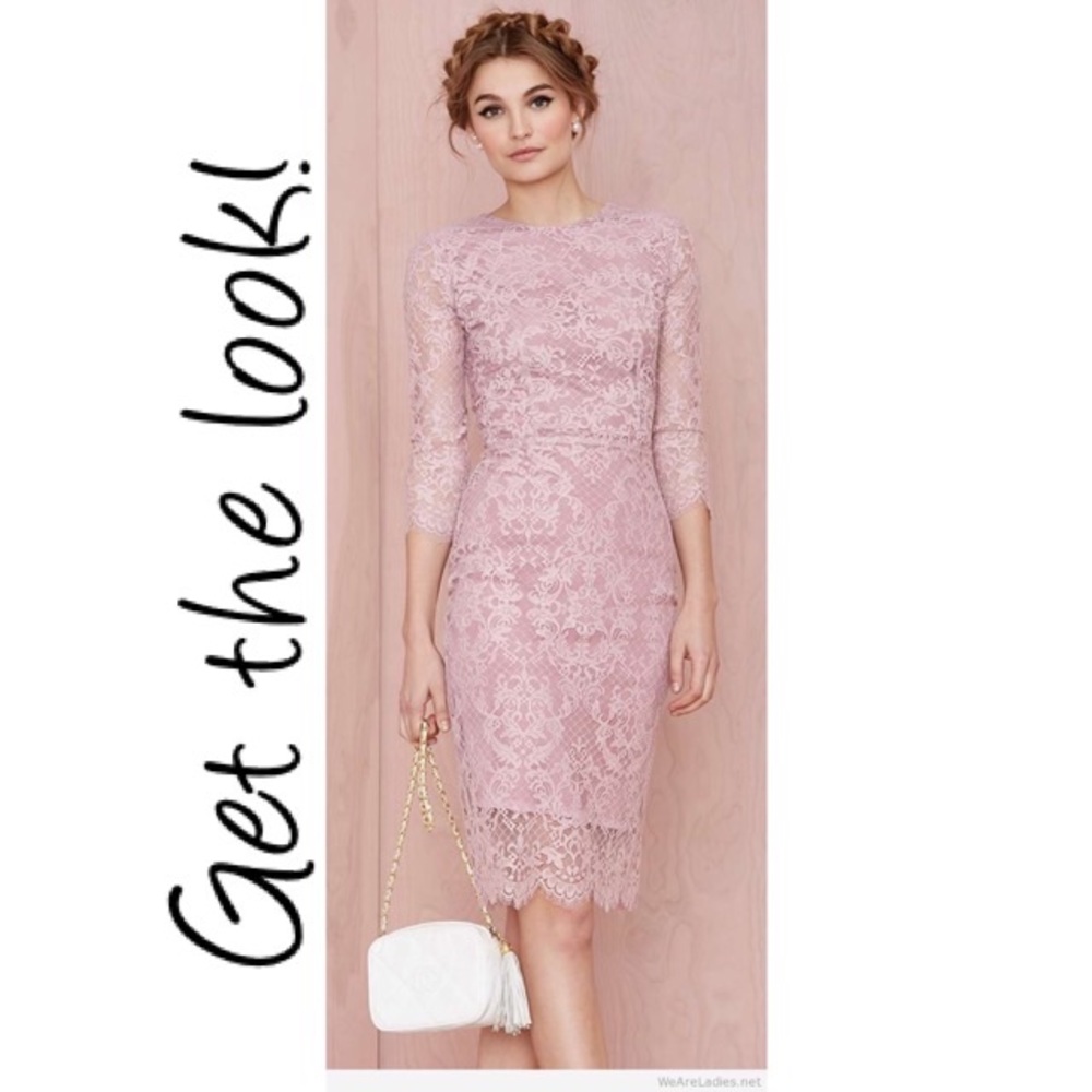 Beautiful Blush/Pink Lace Dress