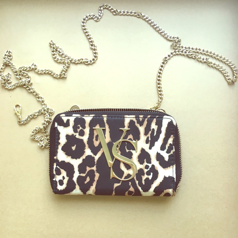Victoria's Secret Leopard Zip Crossbody
