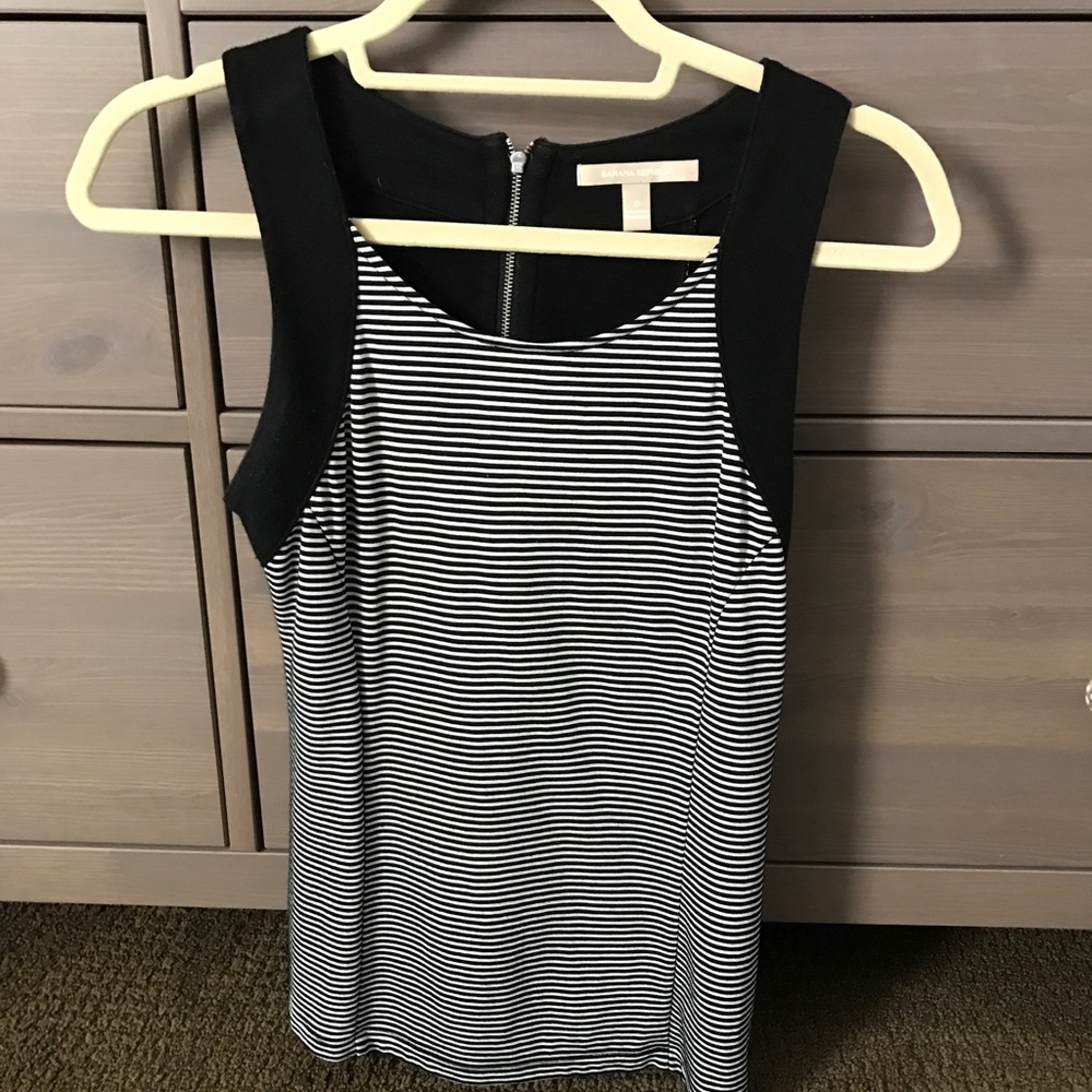 Banana Republic Stripe Formal Tank