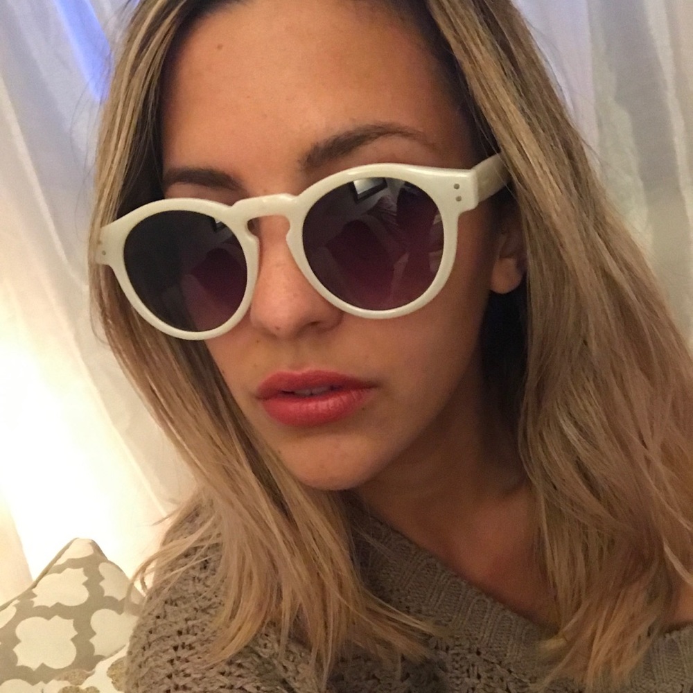 White Komono Sunglasses (New)