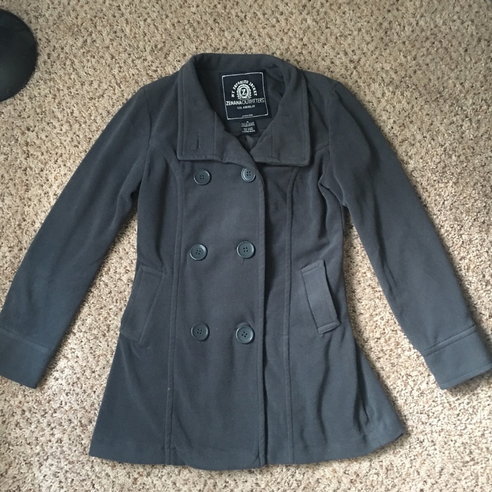 Grey Pea coat