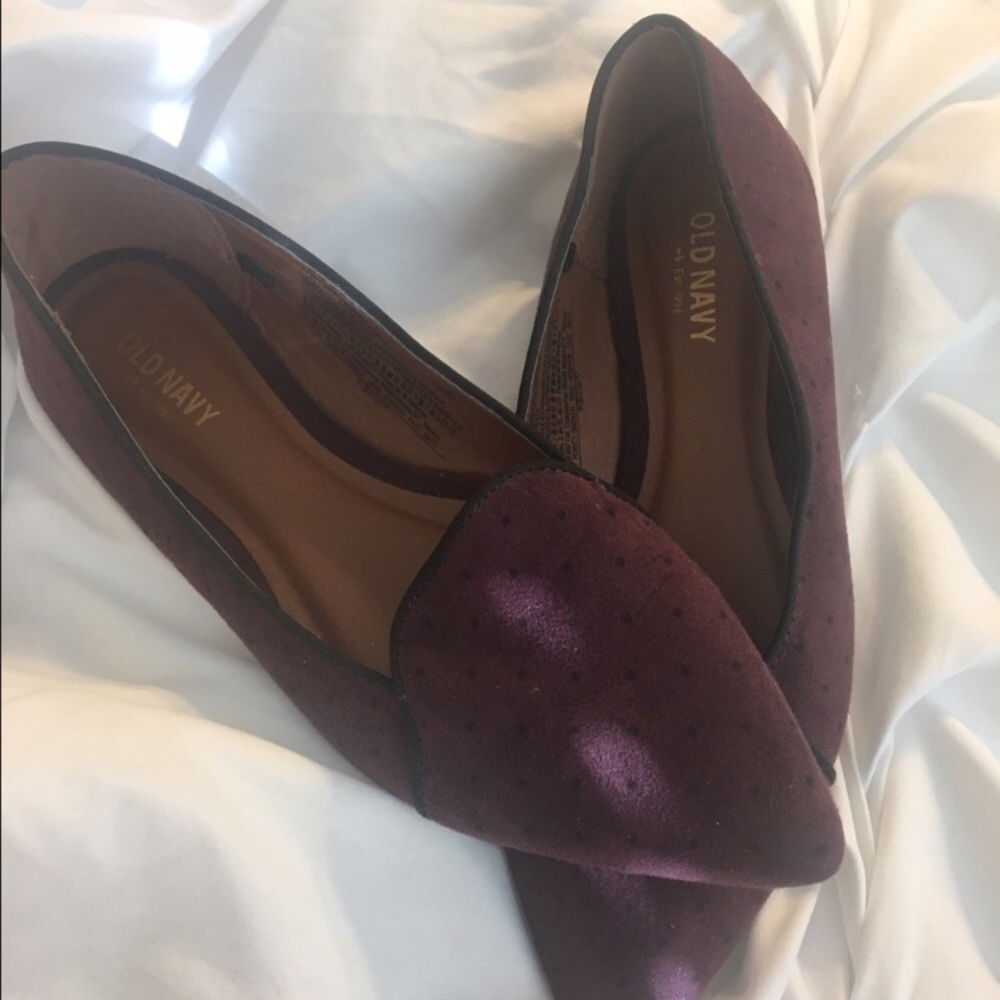 Old Navy Maroon Flats