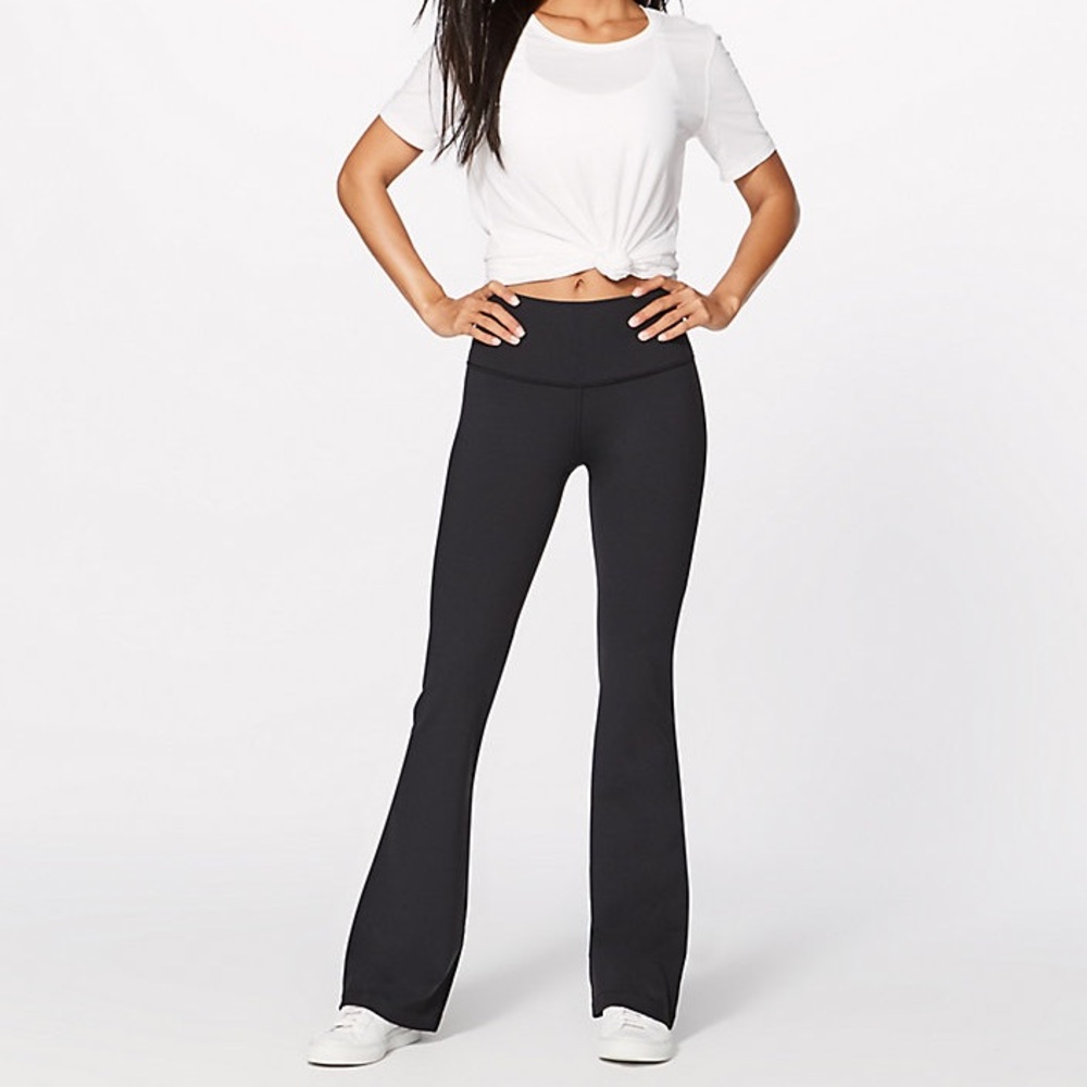 Women's Lululemon Black WideLeg Athletic Pants