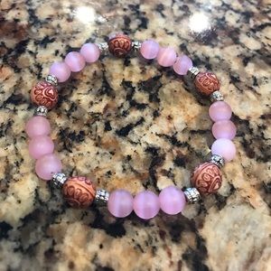 Happy pink bracelet